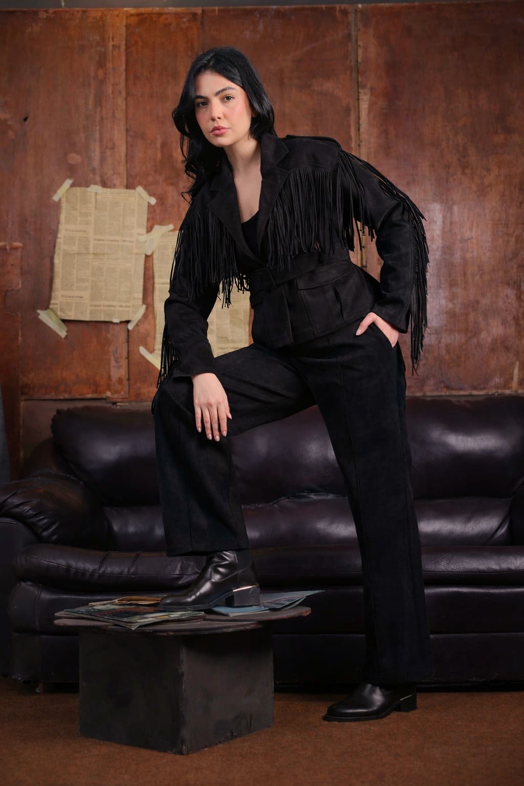 Black Suede Elite Set